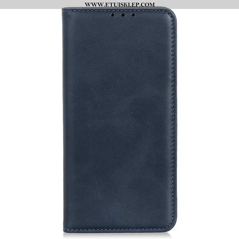 Etui Na Telefon do iPhone 13 Pro Max Etui Folio Dwoina Skóry Liczi